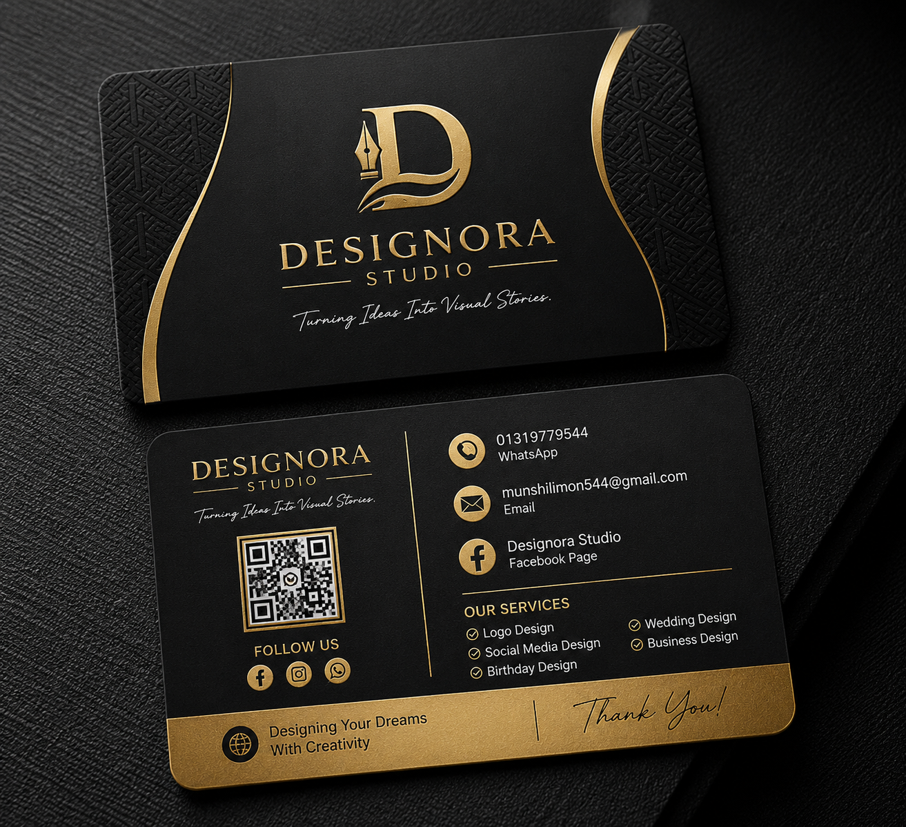 Designora Studio Business Card Design
